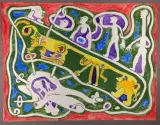 _x000D_ Sans titre_x000D_ by Yvon Taillandier, Acrylique, crayon et collage sur papier_x000D_, sold Jul 2020