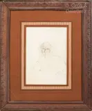 Portrait de Léon Tolstoï by Léon Tolstoi, Crayon signé en bas à droite, sold Oct 2023