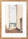 Ruelle sur le port by Robert Louis Antral, Aquarelle sur papier, sold Oct 2023