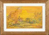 La naissance de Vénus by Henry de Groux, Pastel sur papier, sold Oct 2023