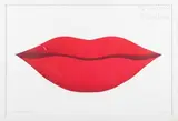 Bouche rouge by Peter Stämpfli, Lithographie signée et numérotée VI/L, sold Oct 2023