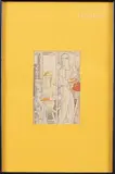 Les laborantins by Marcel Gromaire, 1964, Encre et aquarelle signée et datée en bas à droite, sold Oct 2023