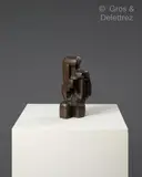 Composition abstraite by Siegfried Jonas, Epreuve en bronze patiné signée et numérotée A/F, sold Oct 2023