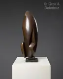 Attente by Siegfried Jonas, 1951, Epreuve en bronze patiné brune signée et numérotée A/F, sold Oct 2023
