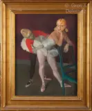 Les deux ballerines by Guy Seradour, Pastel sur papier signée en bas à gauche, sold Oct 2023