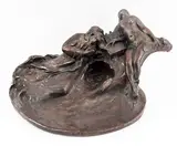 Le vaisseau d'or by Alfred Laliberté, Plâtre à patine de bronze, sold Nov 2022