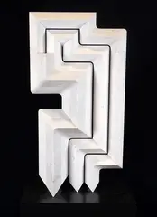 Narita by Márta Pán, Marbre sur base en bois, sold Nov 2022