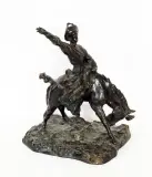 Bronco Buster by Paolo Petrovitch Troubetzkoy, Bronze, sold Sep 2022