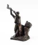 Le bûcheron by Alfred Laliberté, Bronze Trace de signature au dos Provenance: Succession de Mme R, sold Sep 2022