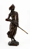 Mlle de Verchère by Louis-Philippe Hébert, Bronze à patine foncée, sold Aug 2022