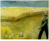 Manitoba by Jean Paul Lemieux, Lithographie Tirée de Canada-Canada, sold Aug 2022