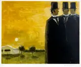 Ile-du-Prince-Edouard by Jean Paul Lemieux, Lithographie Tirée de Canada-Canada, sold Aug 2022