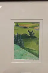 Paysage vallonné by Louis Roy, Gouache, sold Apr 2021