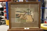Home, Course hippique by Cecil Aldin, Lithographie en couleurs, sold Apr 2021