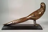 Faisand by Alexandre Kelety, Bronze à triple patine à décor niellé, gravé sur la terrasse, sold Sep 2025