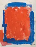T.A.D.V., 19 by Bram Bogart, 1991, Gouache sur papier, sold Jun 2018