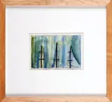 Sans titre by Jean Marie Bijtebier, 1993, Crayon et aquarelle sur papier, sold Jun 2018