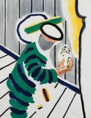 Sans titre by Roger Raveel, Lithographie en couleur n°51/100, sold Jun 2018