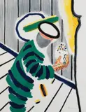 Sans titre by Roger Raveel, Lithographie en couleur n°51/100, sold Jun 2018