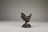 La poule by Emmanuel Frémiet, Epreuve en bronze à patine brun nuancé, sold Dec 2015