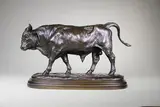 Taureau marchant by Rosa Bonheur, Epreuve en bronze à patine brun nuancé, sold Dec 2015