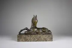 Poulain by Willi Münch-Khe, Epreuve en bronze à patine médaille, sold Dec 2015