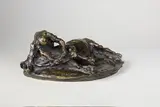 Tueur saigant un boeuf by Jules Dalou, Epreuve en bronze à patine brun foncé nuancé, sold Nov 2015