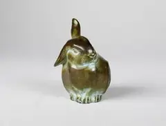 Lapin (modèle 6) by Édouard-Marcel Sandoz, Epreuve en bronze à patine richement nuancée, sold Nov 2015