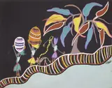 Porteur by Marcel Gotène, Gouache sur papier signé vers le bas à droite, sold Nov 2015