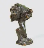Retour de l'herbe by Jules Dalou, Epreuve en bronze à patine brun nuancé, sold Oct 2015