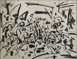 Le Paddock by Gen Paul, Gouache sur papier signé en haut à gauche, sold Jun 2015