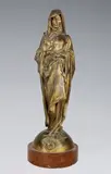Vierge by Emmanuel Frémiet, Epreuve en bronze à patine dorée, sold Apr 2015