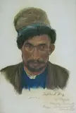 Souldach Beg de Peyik by Alexandre Jacovleff, 1931, Pastel signé, sold Mar 2015