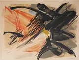Composition abstraite by Huguette Arthur Bertrand, Lithographie sur papier, sold Apr 2025