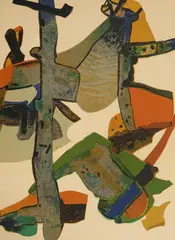 Roussadou by Maurice Estève, Lithographie éditée en, sold Apr 2025