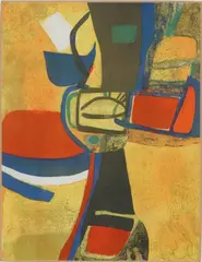 Corne à Licou by Maurice Estève, 1968, Lithographie originale, sold Apr 2025