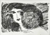 Femme à la pastèque by Walasse Ting, Lithographie, sold Apr 2025