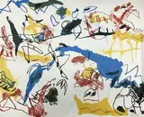 Composition by Jean Voss, Lithographie, sold Apr 2025
