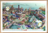 Sans titre by Ugo Gattoni, Affiche officielle pour les Jeux Olympiques et Paralympiques de Paris, sold Apr 2025