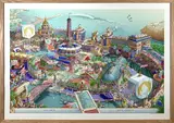 Sans titre by Ugo Gattoni, Affiche officielle pour les Jeux Olympiques et Paralympiques de Paris, sold Apr 2025