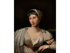 Bildnis der Marie Pauline Bonaparte (1780 - 1825) by Robert Lefèvre, oil on canvas, sold Sep 2016
