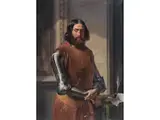 Portrait Eines Geharnischten Mannes by Carlo Arienti, oil on canvas, sold Sep 2024