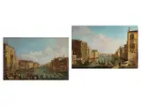 Festschiff mit Orientalisch Gekleideter Besatzung Anlässlich der Regatta by Francesco Zanin, oil on canvas, sold Sep 2024