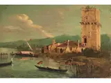 Untitled by Francesco Zanin, oil on canvas, offered Dec 2022