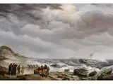 Schiffbruch vor Südafrika by Johannes Hermanus Koekkoek, oil on panel, sold Dec 2025