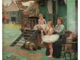 Untitled by Fernand Blayn, oil on canvas, offered Mar 2023