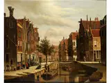 Stadtansicht mit Staffagefiguren by Willem Koekkoek, oil on canvas, offered Sep 2015