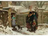 Dezember by August Allebé, oil on canvas, offered Mar 2023