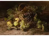 Stillleben mit Weintrauben und Birnen by Geraldine Jacoba van de Sande Bakhyuzen, oil on canvas, offered Dec 2018