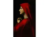 Bildnis der Heiligen Fabiola von rom by Jean Jacques Henner, 1829 Bernweiler & Elsass – 1905 Paris, oil on canvas, offered Jun 2019